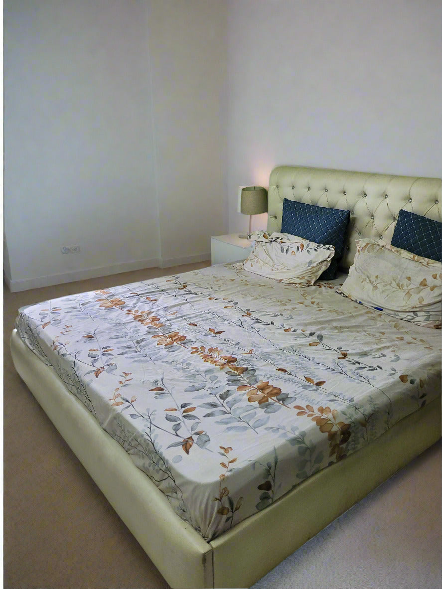 Double Bed - White