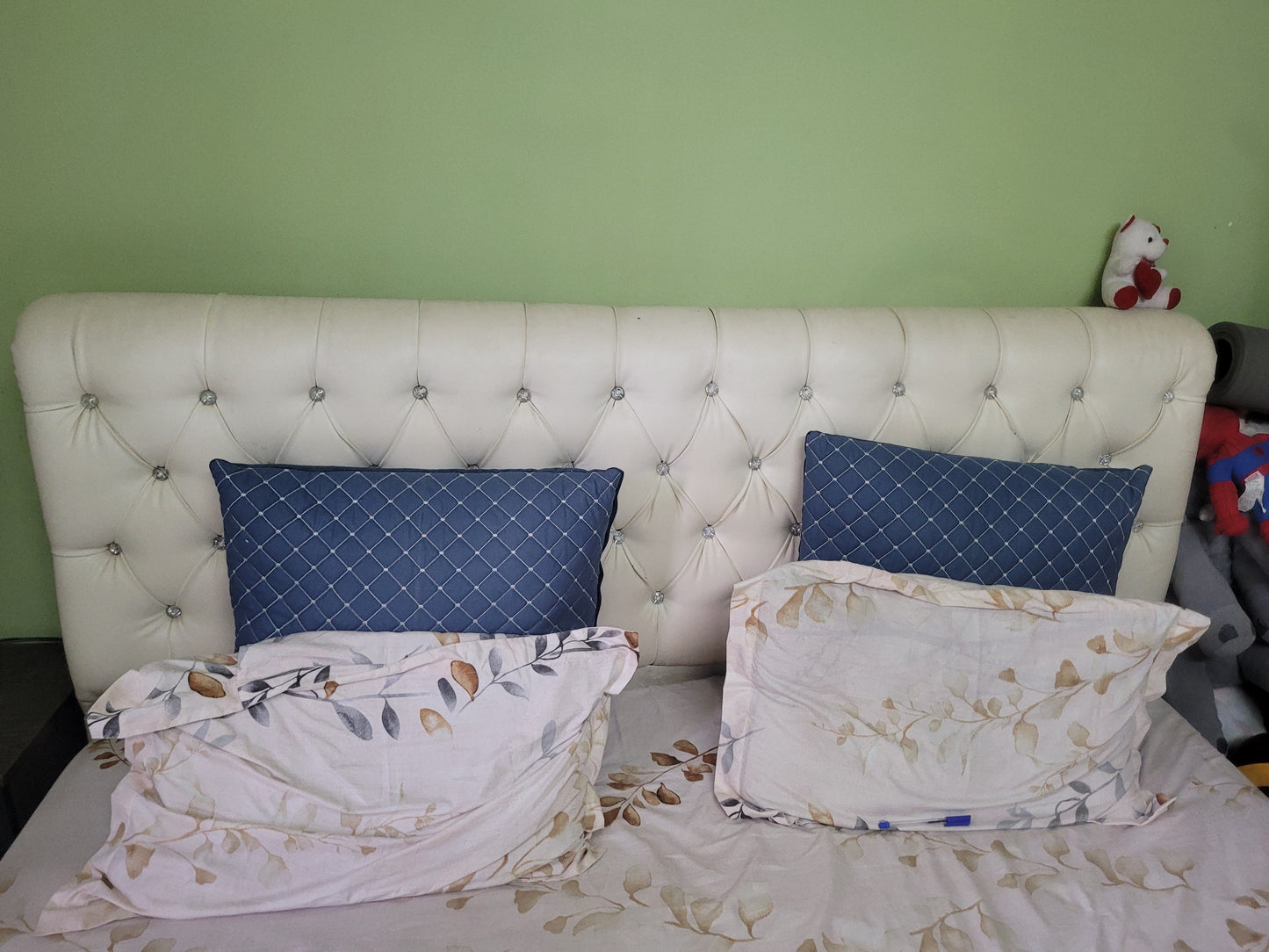 Double Bed - White