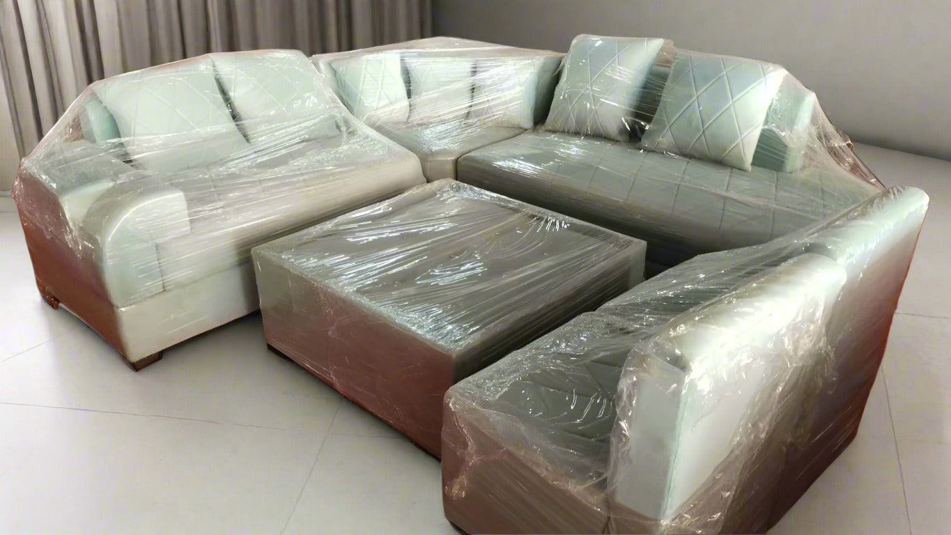 7 seater C shaped Sofa with Centre Table